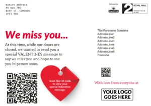 A5 Postcard - Valentines (Sending Love)