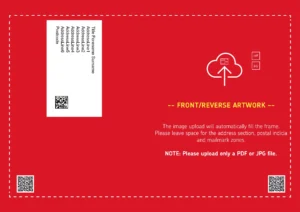 UPLOAD YOUR OWN - A5 4pp folded mailer in window envelope