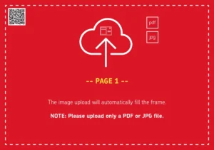 UPLOAD YOUR OWN - A5 Postcard in Envelope (2 Pages)