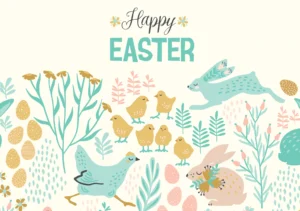 A5 Postcard - Easter (Design 02)