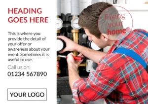 A5 Postcard - Plumbers 02
